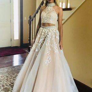 Sherri Hill Two Piece A Line dress